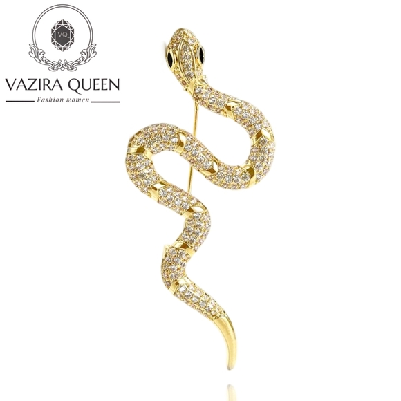 VQ Snake Brooch - Picture 1 of 7